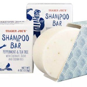 New!  Trader Joe's Peppermint & Tea Tree Shampoo Bar
